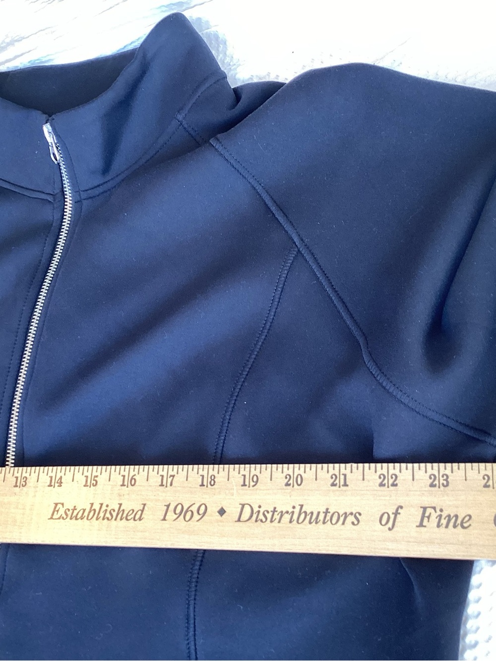 32 Degrees Dark Navy Women's Full-Zip Jacket. - Picture 3 of 4
